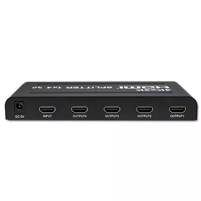 Qoltec 51798 Aktyvus HDMI skirstytuvas 4 x HDMI 4K x 2K | 3,4 Gb/s