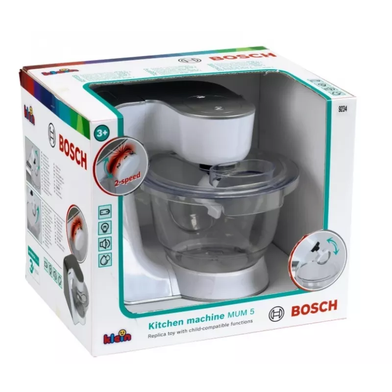 Virtuvės robotas KLEIN Bosch Silver 9234 – žaislinė prietaiso replika
