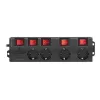 Prailginimo laidas LogiLink LPS251 1,5 m 4 AC lizdai juodas