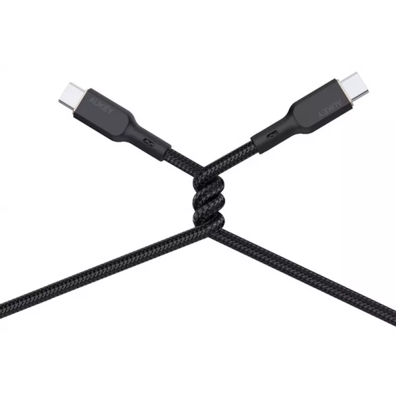 AUKEY CB-KCC101 Nyloninis laidas USB C – USB C 1 m