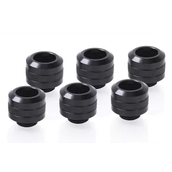 Jungiamųjų detalių rinkinys Alphacool 17475 – žalvariniai, juodi, Ø 22 mm, H 20 mm