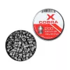 Šratai UMAREX Pointed Ribbed Shot Cobra 6.35 mm, 1.56 g, sidabriniai, 200 vnt.