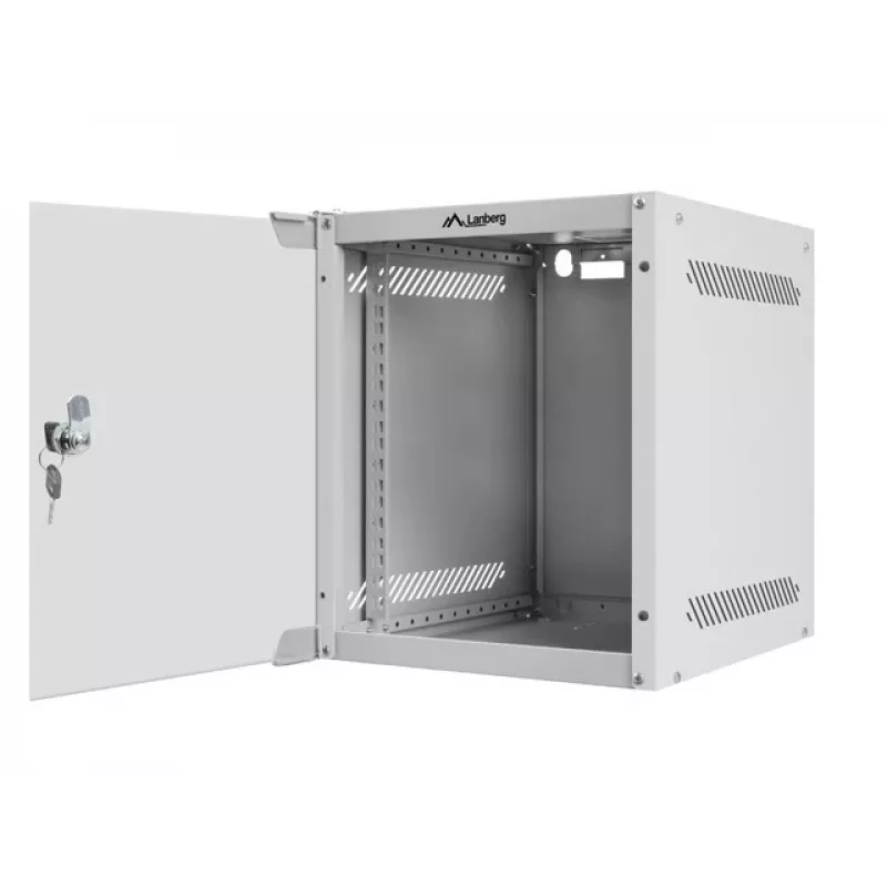 Sieninis stovas LANBERG WF10-2306-10S, 6U, 336×280×310 mm, pilkas, 20 kg