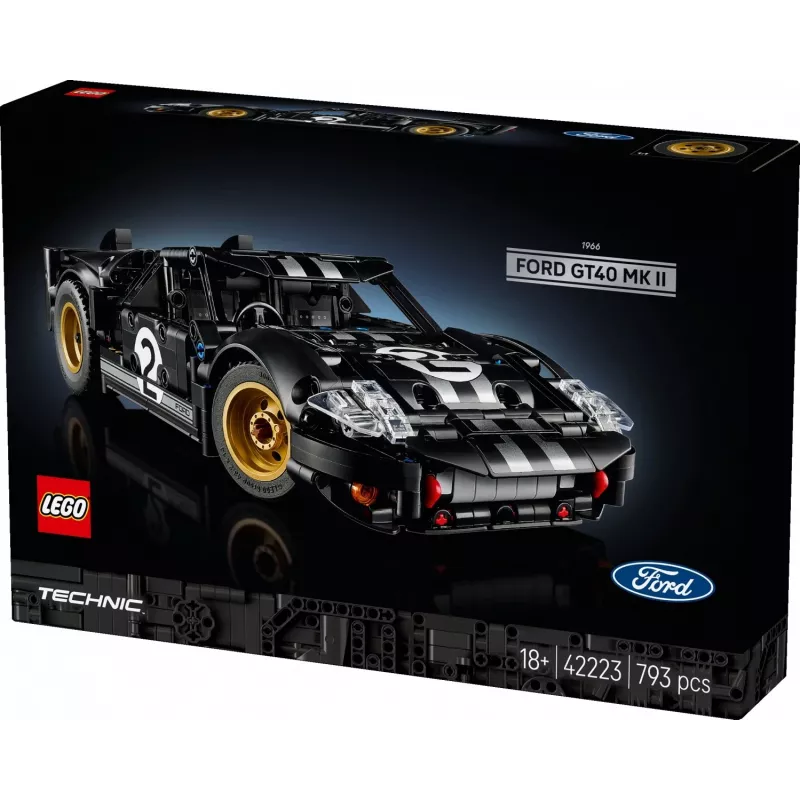 LEGO TECHNIC 42223 1966 Ford GT40 MKII lenktyninis automobilis