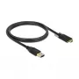 USB laidas DeLOCK 83718 USB 3.2 Gen 2 1 m USB A USB C juodas