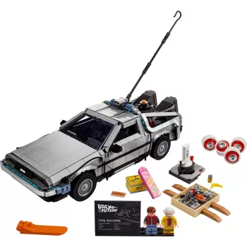 LEGO Icons 10300 Laiko mašina DeLorean DMC-12 iš filmo „Atgal į ateitį“