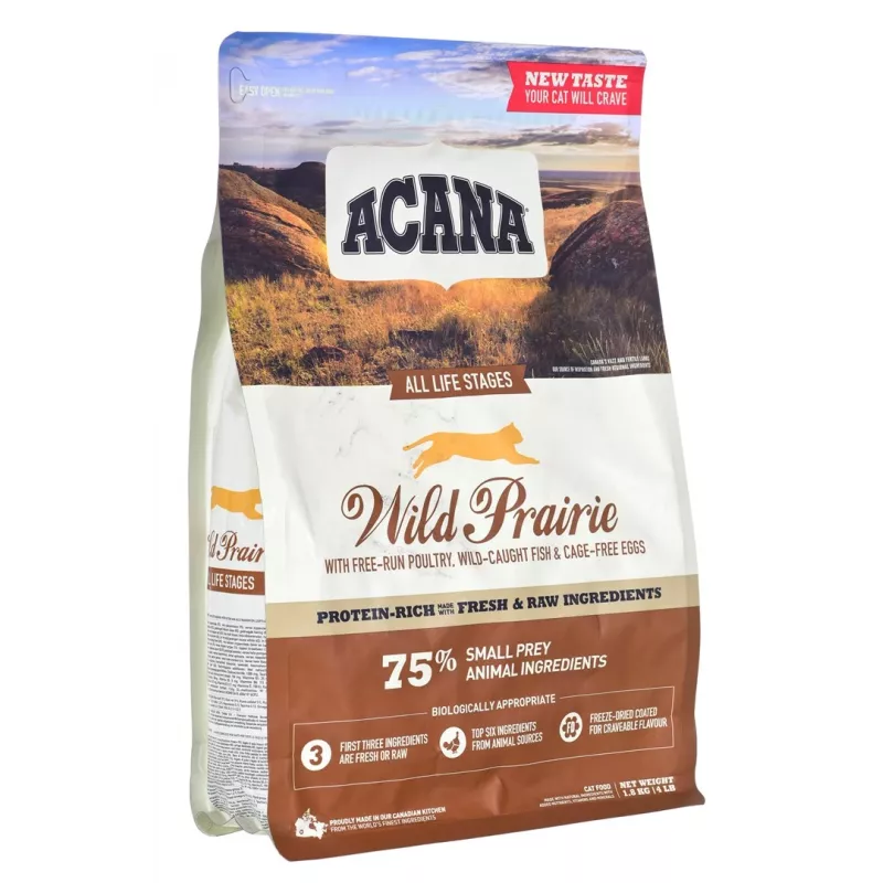 ACANA Wild Prairie Cat – sausas ėdalas katėms, 1,8 kg