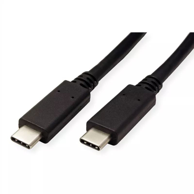 ROLINE USB 3.2 Gen2 laidas PD 20V5A Type C-C ST/ST 0,5 m - Laidas skaitmeniniams duomenims - 0,5 m (11.99.9057)
