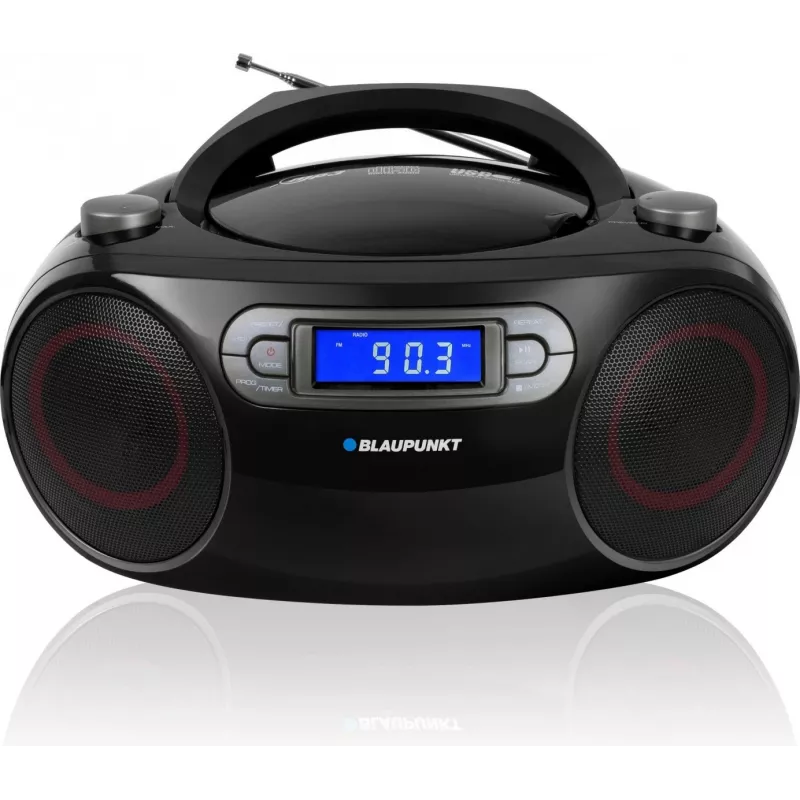 Blaupunkt Boombox FM PLL CD/MP3/USB/AUX/Laikrodis/Žadintuvas