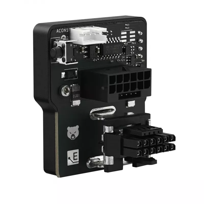 Thermal Grizzly WireView GPU 1x12VHPWR Reversed Juodas – Energijos stebėjimo adapteris