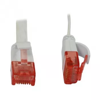 Patch kabelis RJ45 CAT6 250MHz 5m baltas UTP (U/UTP) PVC plokščias Synergy 21