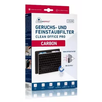 Dulkių filtras Cleanoffice Carbon 150 x 120 x 50 mm — 2 vnt.