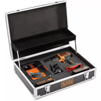 Gręžtuvas Black & Decker BDCHD18B2FC-QW 18V Ličio jonų 2 akumuliatoriai