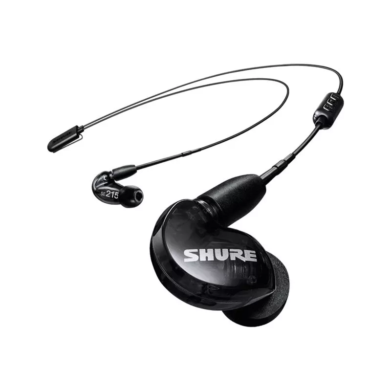 Shure SE215 ausinės, juodos