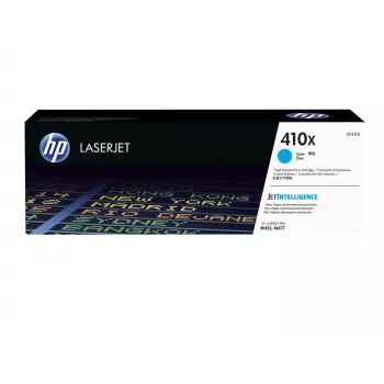 HP 410X aukštos išeigos žalsvai mėlyna (cyan) originali lazerinė kasetė