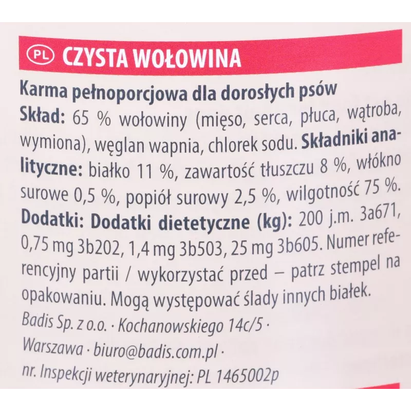 ANIMONDA GranCarno Adult Single Protein Beef - šlapias šunų maistas - 800 g