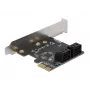 DeLOCK 90010 SATA PCI Express x1 kortelė, žemo profilio formato