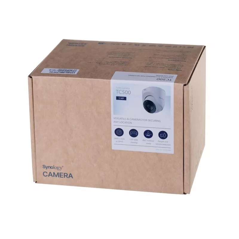 Synology TC500 apsaugos kamera IP kupolinė kamera Vidaus ir lauko 2880 x 1620 pikselių Lubos