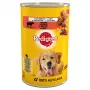 Šlapias šunų ėdalas Pedigree Beef Adult 400 g skardinė