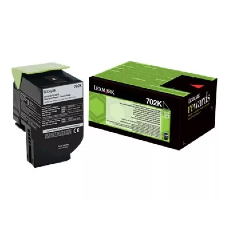 Kasetė su toneriu Lexmark 702K R 3000 puslapių Juoda
