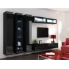Cama uždara Spintelė VIGO '180' 180/40/30 juodas/juodas blizgus