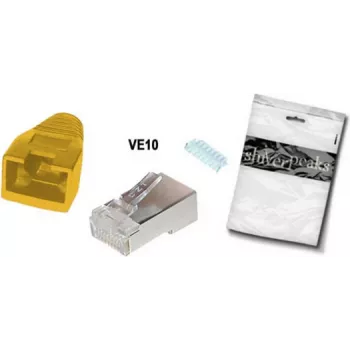 RJ-45 jungtis ShiverPeaks BS72057-Y-10 geltona (10 vnt.)