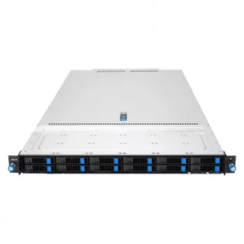 Rack 1U stalinis kompiuteris ASUS ExperCenter Pro ERA100A B6 — Intel Core i5, 8GB DDR5, 4×2,5 colio lizdai, 500W maitinimo blokas, 1×PCIe 5.0 x16, 3×RJ‑45