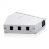 DIN bėgio šviesolaidžių splaisų skirstytuvas DIGITUS DN-96894 — kampuotas, 6 SC SX / LC DX, aliuminis, pilkas