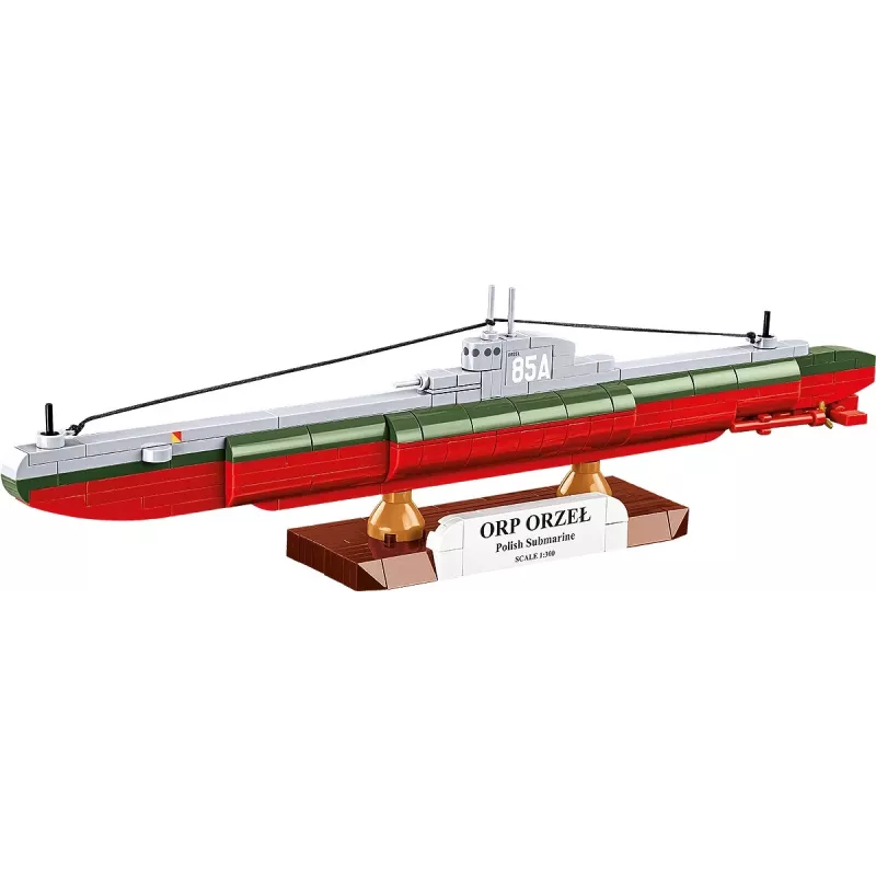 Konstruktorius Cobi ORP Orzeł 193 kaladėlių laivo modelis