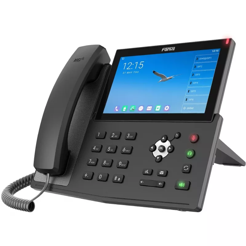 Fanvil X7A IP telefonas juodas 20 linijų LCD Wi-Fi
