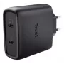 Įkroviklis Trust Maxo 65W 2 prievadų USB-C GaN greitasis įkrovimas juodas