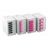 EFB Elektronik priekinis skydelis 6x SC-D, LC-Quad su 2,8 mm varžtų skylutėmis