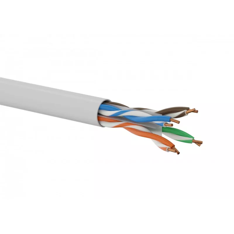 Tinklo kabelis Alantec KIU6LSOH305D U/UTP Cat6, 305 m, Pilka, 24 AWG