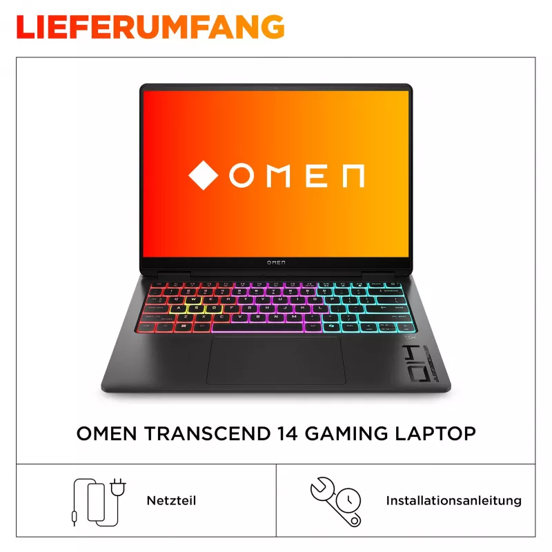 HP OMEN Transcend 14-fb1097ng nešiojamas kompiuteris žaidimams 35,6 cm (14 inch)