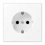 JUNG LS 1520 KI WWM kištukinis lizdas Schuko F tipas, 16A 250V, baltas