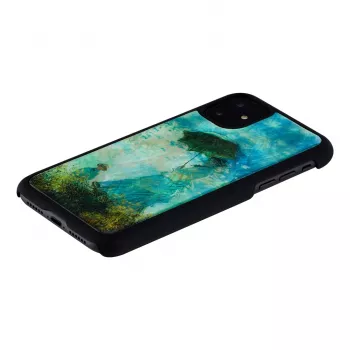 Dėklas „iKins“ iPhone 11 — juodas „Camille“ dizainas, apsauginis dangtelis