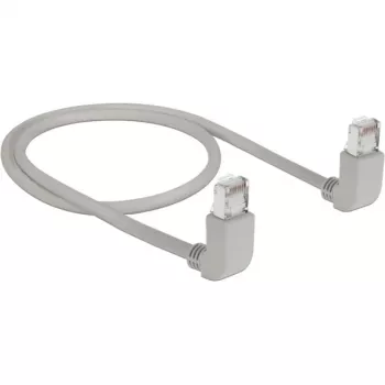 Tinklo kabelis DeLOCK 83513 RJ-45 Cat6a 0,5 m Pilka