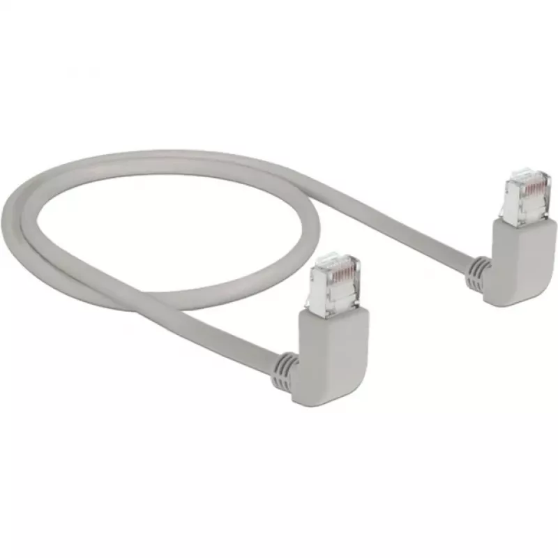 Tinklo kabelis DeLOCK 83513 RJ-45 Cat6a 0,5 m Pilka