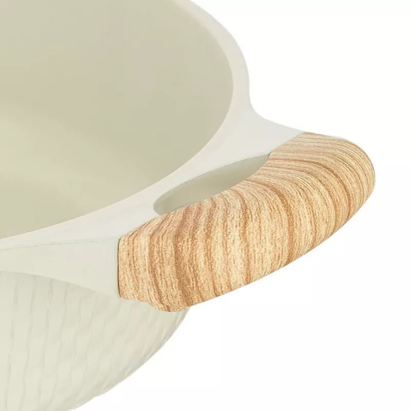 Negilus puodas D28cm 4,1L smėlio spalvos
