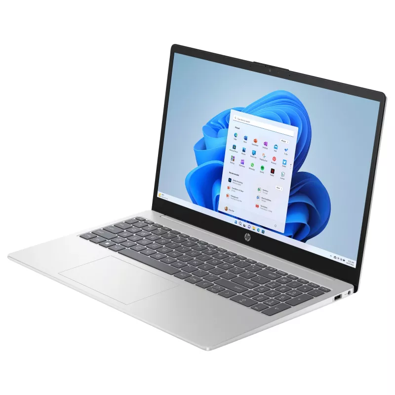HP 15-fc0673ng 39,6 cm (15,6 inch) nešiojamas kompiuteris - Ryzen 7 - 16 GB RAM - 1 TB SSD - sidabrinis (C94P4EA#ABD)