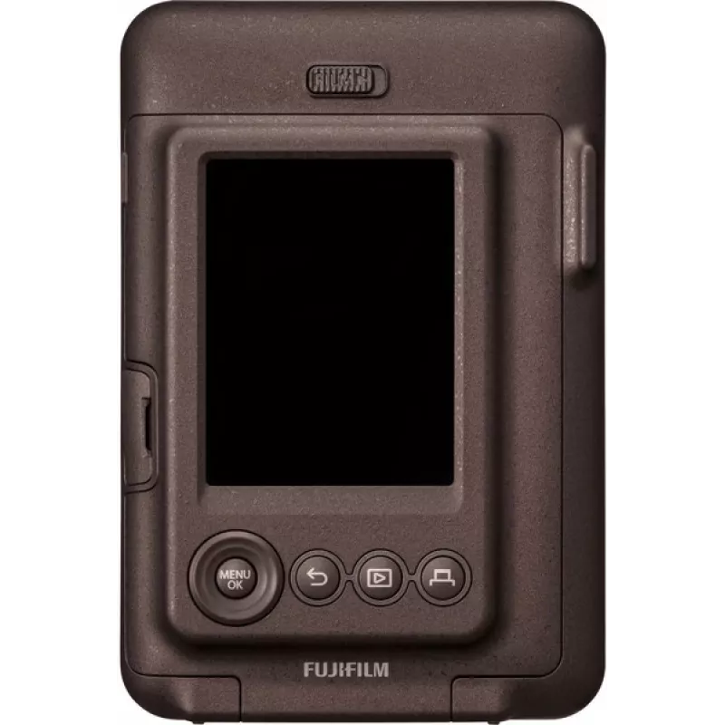 Momentinė spausdinimo kamera Fujifilm Instax mini LiPlay – 1/5 colio 2560×1920 CMOS, spausdina 86×54 mm, 2,7 colio TFT, bronzinė