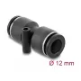 Pneumatinė jungtis DeLOCK 60745 12 mm tiesi su tvirtinimo anga