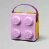 Dėžutė daiktams laikyti Room Copenhagen LEGO Box with Handle Lavender 40240004 – plastikinis indas LEGO kaladėlėms ir žaislams
