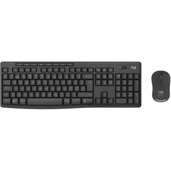 Logitech MK370 Combo verslui belaidė klaviatūra ir pelė, RF + Bluetooth, QWERTY Nordic, grafitas