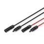 Saulės baterijų ilginimo laidas Digitus DK-SCEC66-0150 6 mm² 15 m MC4 juoda/raudona