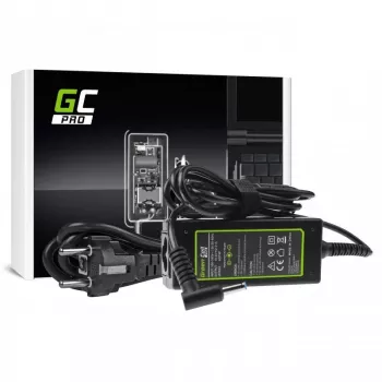 Green Cell AD74P 45W 19,5V 2,31A nešiojamojo kompiuterio maitinimo adapteris, juodas