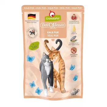 Šlapias ėdalas katėms Fox4Pets DeliCATessen Veršiena 85 g – pilnavertis grūdų neturintis ėdalas suaugusioms katėms
