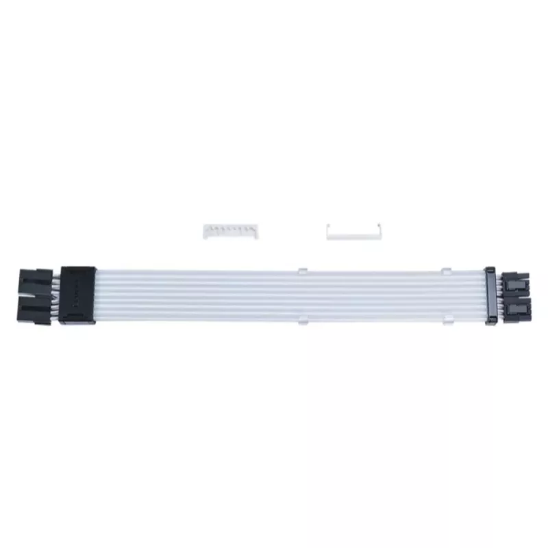 PCIe RGB laidas Lian Li Strimer Wireless, 2x 8 kontaktų, 0,34 m, juodas/permatomas, silikonas/TPE