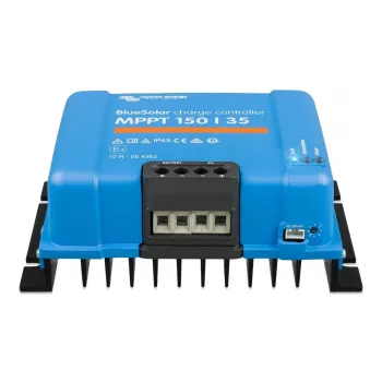 MPPT saulės kolektorių valdiklis BlueSolar 150/35 — 150 V įėjimas, 35 A įkrovimo srovė