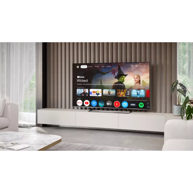 Sharp 4K Ultra HD QLED MiniLED televizorius | 65JP7265E | 55 colio | Smart TV | Google TV | UHD